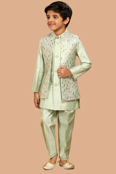 Tiny Trendz Kurta Jacket Set