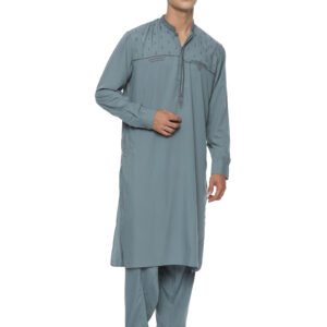 karachi Kurta Shalwar - Pale Torquoise