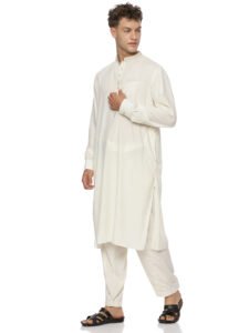 Blended Cream  Kameez Shalwar
