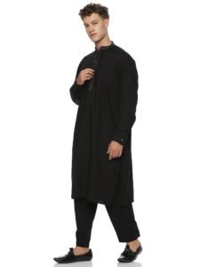 Premium  Black Armani Kameez Shalwar