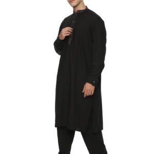 Premium Black Armani Kameez Shalwar